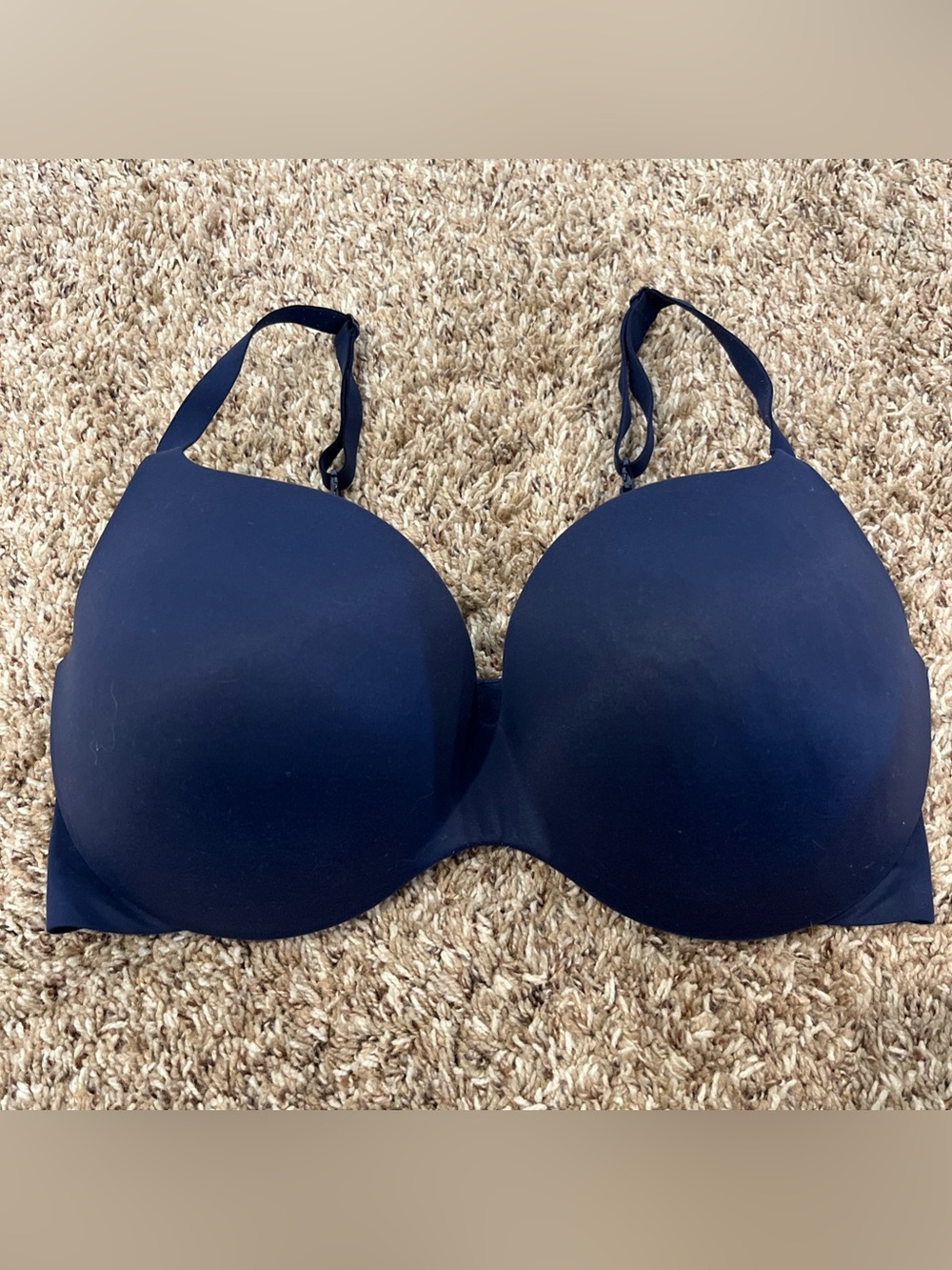 Victorias Secret The Perfect Shape Bra 36DDD Navy Blue